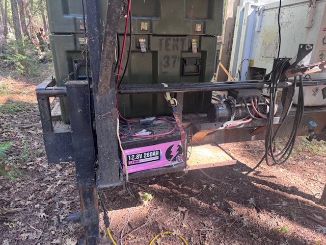Failed ECO-WORTHY battery close-up
